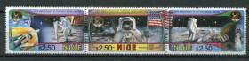 Освоєння космосу Освоение космоса ^/--/^ Ниуэ Niue Space 1989 Mi 742-744  20 /--/ th anniversary of Apollo 11. MNH ^_^^^ Niue Space 1989 Mi 742-744 20 /--/ th anniversary of Apollo 11. MNH - фото фото фото