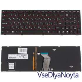 Клавіатури Клавиатуры ^/--/^ Клавиатура для ноутбука LENOVO (Y /--/ 500, Y /--/ 510 /--/ p) rus, black, подсветка клавиш ^_^^^ Клавіатура для ноутбука LENOVO (Y /--/ 500, Y /--/ 510 /--/ p) rus, black, підсвічування клавіш - фото фото фото