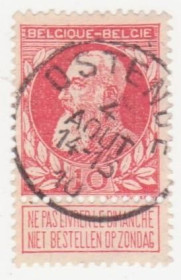 Бенілюкс Бенилюкс ^/--/^ Бельгия 1905  г. № 71 гашеная ^_^^^ Бельгія 1905 р. No 71 гашена - фото фото фото