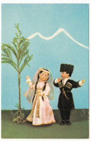 СРСР СССР ^/--/^ Лезгинка 1967 Аскинази Вильям Куклы P /--/ 12 ^_^^^ 1967 Аскіназі Вільям Кукли P /--/ 12 - фото фото фото