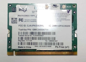 Інші комплектуючі Другие комплектующие ^/--/^ Плата WiFi Wireless Card Intel Wm /--/ 3 /--/ b /--/ 2200 /--/ bg  (Toshiba p/n: Pa /--/ 3362 /--/ u-1 /--/ mpc) ^_^^^ Плата WiFi Wireless Card Intel Wm /--/ 3 /--/ b /--/ 2200 /--/ bg (Toshiba p/n: Pa /--/ 3362 /--/ u-1 /--/ mpc) - фото фото фото