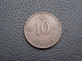 Фінляндія Финляндия ^/--/^ 10 пенни Финляндия 1919 г ^_^^^ 10 Пенні Фінляндія 1919 - фото фото фото