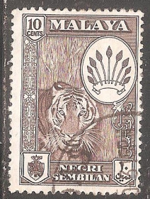 Малайзія Малайзия ^/--/^ Бр.Малайя      (Негри Сембилан) 1957 Sc.69 гаш. ^_^^^ Бр.Малайя (Негрі Сембілан) 1957 Sc.69 гаш. - фото фото фото