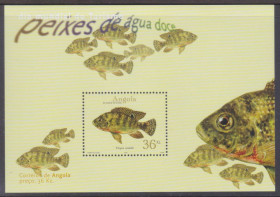 Ангола Ангола ^/--/^ Ангола 2001 РЫБА Краснозобая тилапия Tilapia rendalli ИХТИОЛОГИЯ ФАУНА ПОДВОДНЫЙ МИР SW /--/ 1663** $5.86 ^_^^^ Ангола 2001 Риба Краснозобая тилапія Tilapia rendalli ІХТІОЛОГІЯ ФАУНА ПІДВОДНИЙ СВІТ SW /--/ 1663** $5.86 - фото фото фото