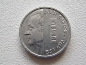 Іспанія Испания ^/--/^ Испания 1 песета 1992 года 22535 ^_^^^ Іспанія 1 песета 1992 року 22535 - фото фото фото