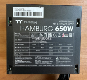 Блоки живлення Блоки питания ^/--/^ Блок живлення Thermaltake HAMBURG 650 /--/ W. Стандарт 80+EU. ^_^^^ Блок питания Thermaltake HAMBURG 650 /--/ W. Стандарт 80+EU. - фото фото фото