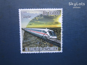 Транспорт Транспорт ^/--/^ Марка Сан-Томе і Присипі 2009 транспорт залізниця локомотив швидкісний поїзд гаш КЦ 3 $ ^_^^^ Марка Сан-Томе и Присыпи 2009 транспорт железная дорога локомоты скоростной поезд гаш КЦ 3 $ - фото фото фото