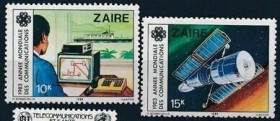 Інше Другое ^/--/^ Заир Космос Телекоммуникации  ITU UIT 1983 ^_^^^ Космос Телекомунікації ITU UIT 1983 - фото фото фото