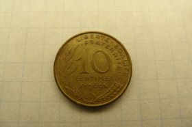 Франція Франция ^/--/^ Франция 10 сантимов, 1969 г. ^_^^^ Франція 10 сантимів, 1969 - фото фото фото