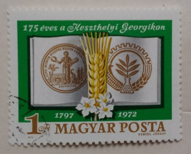 Угорщина Венгрия ^/--/^ Венгрия 1972 г - 175 лет со дня основания Сельскохозяйственной академии Георгикон в Кестхей ^_^^^ Угорщина 1972 р - 175 років з дня заснування Сільськогосподарської академії Георгікон в Кестхей - фото фото фото