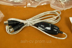 Кабелі, адаптери Кабели, адаптеры ^/--/^ Інтерфейс, кабель, MIDI, USB ^_^^^ Интерфейс, кабель, MIDI, USB - фото фото фото