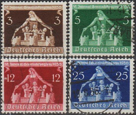 Третій Рейх (-) Третий Рейх (-) ^/--/^ 1936 - Рейх - Конгрес Mi.617-20 _3,0 € ^_^^^ 1936 - Рейх - Конгресс Mi.617-20 _3,0 € - фото фото фото