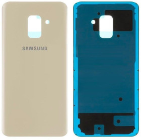 Корпуса на Samsung Корпуса на Samsung ^/--/^ Задня частина корпусу Samsung Galaxy A /--/ 8 2018 SM-A /--/ 530 Gold ^_^^^ Задняя часть корпуса Samsung Galaxy A /--/ 8 2018 SM-A /--/ 530 Gold - фото фото фото