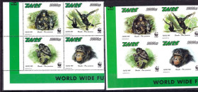 Фауна Фауна ^/--/^ Фауна . Заир 1999 г MNH - зуб + б/з - кварт ^_^^^ Фауна. Заир 1999 г MNH - зуб + б/з - кварт - фото фото фото