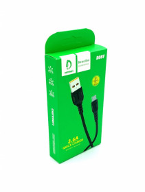 Кабелі Кабели ^/--/^ Дата кабель DENMEN D /--/ 08 /--/ V Micro USB 3.6 /--/ A Black - фото фото фото