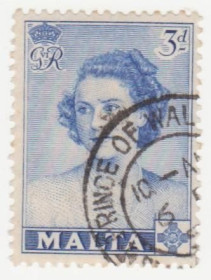 Мальта Мальта ^/--/^ Мальта  1950 г..№ 220 гашеная ^_^^^ Мальта 1950 р. No 220 гашена - фото фото фото