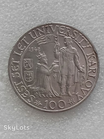 Чехословаччина Чехословакия ^/--/^ 100 /--/ крон 1948 /--/ р. ^_^^^ 100 /--/ крон 1948 /--/ г. - фото фото фото