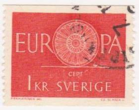 Скандинавія Скандинавия ^/--/^ Швеция 1960 г. № 466 гашеная ^_^^^ Швеція 1960 р. No 466 гашена - фото фото фото