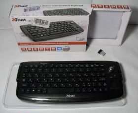 Клавіатури Клавиатуры ^/--/^ Клавиатура для СмартТВ  Trust Compact Wireless ^_^^^ Клавіатура для СмартТВ Trust Compact Wireless - фото фото фото