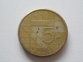 Нідерланди Нидерланды ^/--/^ Нидерланды 5 гульденов 1988 года 27378 ^_^^^ Нідерланди 5 гульденів 1988 року 27378 - фото фото фото