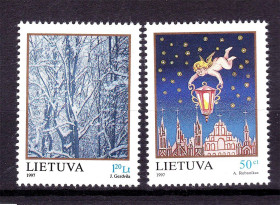 Балтійські країни Балтийские страны ^/--/^ Литва 1997 г  MNH - ^_^^^ Литва 1997 MNH - фото фото фото