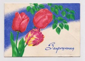 СРСР СССР ^/--/^ ЗАПРОШЕННЯ - ПРИГЛАШЕНИЕ  1975 г.  ЛИСЕЦКИЙ  двойная чистая  ^_^^^ Запрошення - Запрошення 1975 р. Лисицький подвійний чистий - фото фото фото