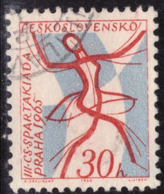 Чехословаччина Чехословакия ^/--/^ Чехословакия. 3-е Национальные игры спартакистов  (серия) 1965 г. ^_^^^ Чехословаччина. 3-і Національні ігри спартакістів (серія) 1965 р. - фото фото фото