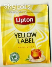 Інше Другое ^/--/^ пакетик от чая Lipton Yellow Label-Франция ^_^^^ Lipton Yellow Label-Франція - фото фото фото