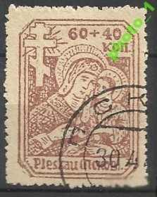 Балтійські країни Балтийские страны ^/--/^ Германия 1941 Псков оккупация СССР Божья матерь 1 /--/ м.гаш. ^_^^^ Німеччина 1941 Псков окупація СРСР Божа матір 1 /--/ м.гаш. - фото фото фото