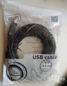Шлейфи, перехідники Шлейфы, переходники ^/--/^ Кабель USB 4.5 /--/ m Cablexpert для принтера ^_^^^ USB 4.5 /--/ m Cablexpert для принтера - фото фото фото