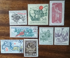 Чехословаччина Чехословакия ^/--/^ Чехословакия Восстание в Словакии и битва при Дукле Годовщины ^_^^^ Чехословаччина Повстання у Словаччині та битва при Дуклі Річниці - фото фото фото