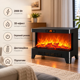 Інфрачервоні обігрівачі Инфракрасные обогреватели ^/--/^ Електричний камін, 3 /--/ D RS /--/ 200 / Обігрівач підлоговий / Обігрівач з ефектом полум&amp;apos;я ^_^^^ Электрический камин, 3 /--/ D RS /--/ 200 / Обогреватель напольный / Обогреватель с эффектом пламени - фото фото фото