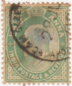 Інші країни Другие страны ^/--/^ Индия  1906 г. № 73 гашеная ^_^^^ Індія 1906 р. No 73 гашена - фото фото фото