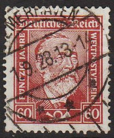 Веймарська республіка Веймарская республика ^/--/^ 1924 - Германия - Стандарт Г.Стефан 60 Mi.362 ^_^^^ 1924 — Німеччина — Стандарт Г.Стефан 60 Mi.362 - фото фото фото