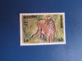 Фауна Фауна ^/--/^ Марка Бангладеш 1977 фауна тигр головна марка серії MNH КЦ 3 $ ^_^^^ Марка Бангладеш 1977 фауна тигр главная марка серии MNH КЦ 3 $ - фото фото фото