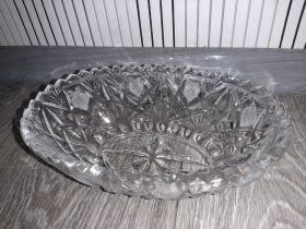 Кухонне начиння, посуд, столове срібло Кухонная утварь, посуда, столовое серебро ^/--/^ Хрусталь салатник ладья СССР ^_^^^ Хрусталь салатник ладдя СРСР - фото фото фото