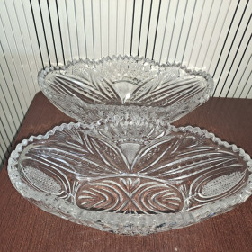 Статуетки, Скульптури, Фігурки, Фарфор Статуэтки, Скульптуры, Фигурки, Фарфор ^/--/^ Салатник 2 /--/ шт большой хрусталь 28 /--/ см ^_^^^ Салатник 2 /--/ шт великий кришталь 28 /--/ см - фото фото фото