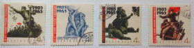 СРСР - СССР - ^/--/^ СССР 1965 60 лет первой русской революции, гашеные ^_^^^ СРСР 1965 60 років першої російської революції, гашені - фото фото фото