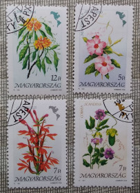 Флора Флора ^/--/^ Венгрия 1991 /--/ г - Цветы Америки ^_^^^ Угорщина 1991 /--/ р - Квіти Америки - фото фото фото