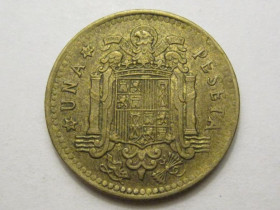 Іспанія Испания ^/--/^ Испания 1 песета 1963  (1964) года 38508 ^_^^^ Іспанія 1 песета 1963 (1964) року 38508 - фото фото фото