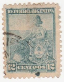 Південна Америка Южная Америка ^/--/^ Аргентина 1899 г.№  114 гашеная ^_^^^ Аргентина 1899 р. No 114 гашена - фото фото фото