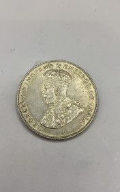 Британські колонії Британские колонии ^/--/^ 6 /--/ к /--/ 61 50 центов 1921 год. Британская Малайзия, Стрейтс Сетлментс. Серебро. Вес 8,5 гр ^_^^^ 6 /--/ к /--/ 61 50 центів 1921 рік. Британська Малайзія, Стрейтс Сетлментс. Срібло. Вага 8,5 гр - фото фото фото