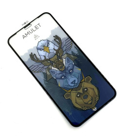 Плівки для екранів Пленки для экранов ^/--/^ Защитное стекло AMULET iPhone X / Iphone XS Black ^_^^^ Захисне скло AMULET iPhone X / Iphone XS Black - фото фото фото