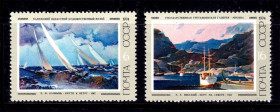 Транспорт Транспорт ^/--/^ Флот . СССР  1974 г MNH - живопись ^_^^^ СРСР 1974 MNH - живопис - фото фото фото