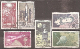 Чехословаччина Чехословакия ^/--/^ Чехословакия 1962 Sc.1105-1110 гаш. ПОЛНАЯ серия ^_^^^ Чехословаччина 1962 Sc.1105-1110 гаш. Повна серія - фото фото фото