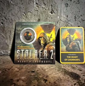 Інше Другое ^/--/^ STALKER 2 Сувенірна монета України в блістері  — Тінь Чорнобиля, UNC ^_^^^ STALKER 2 Сувенирная монета Украины в блистере — Тень Чернобыля, UNC - фото фото фото