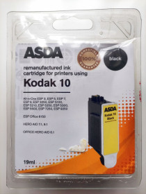 Картриджі Картриджи ^/--/^ ASDA compatible 100% Kodak 10 /--/ B Black Ink Cartridge Sealed! New in Box! - фото фото фото