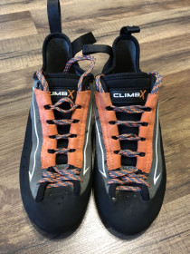 Альпінізм, спелеологія Альпинизм, спелеология ^/--/^ Скелелазні туфлі Climb Х Factor, устілка 22 /--/ см ^_^^^ Скалолазные туфли Climb Х Factor, устилка 22 /--/ см - фото фото фото