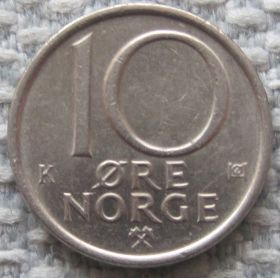 Норвегія Норвегия ^/--/^ Норвегия 10 эре 1987 года #11211 ^_^^^ Норвегія 10 ери 1987 року #11211 - фото фото фото