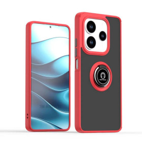 Чохли, бампера Чехлы, бампера ^/--/^ Чохол Fiji Colorframe для Xiaomi Redmi Note 14 5 /--/ G матовий бампер з кільцем підставкою Red ^_^^^ Чехол Fiji Colorframe для Xiaomi Redmi Note 14 5 /--/ G матовый бампер с кольцом подставкой Red - фото фото фото